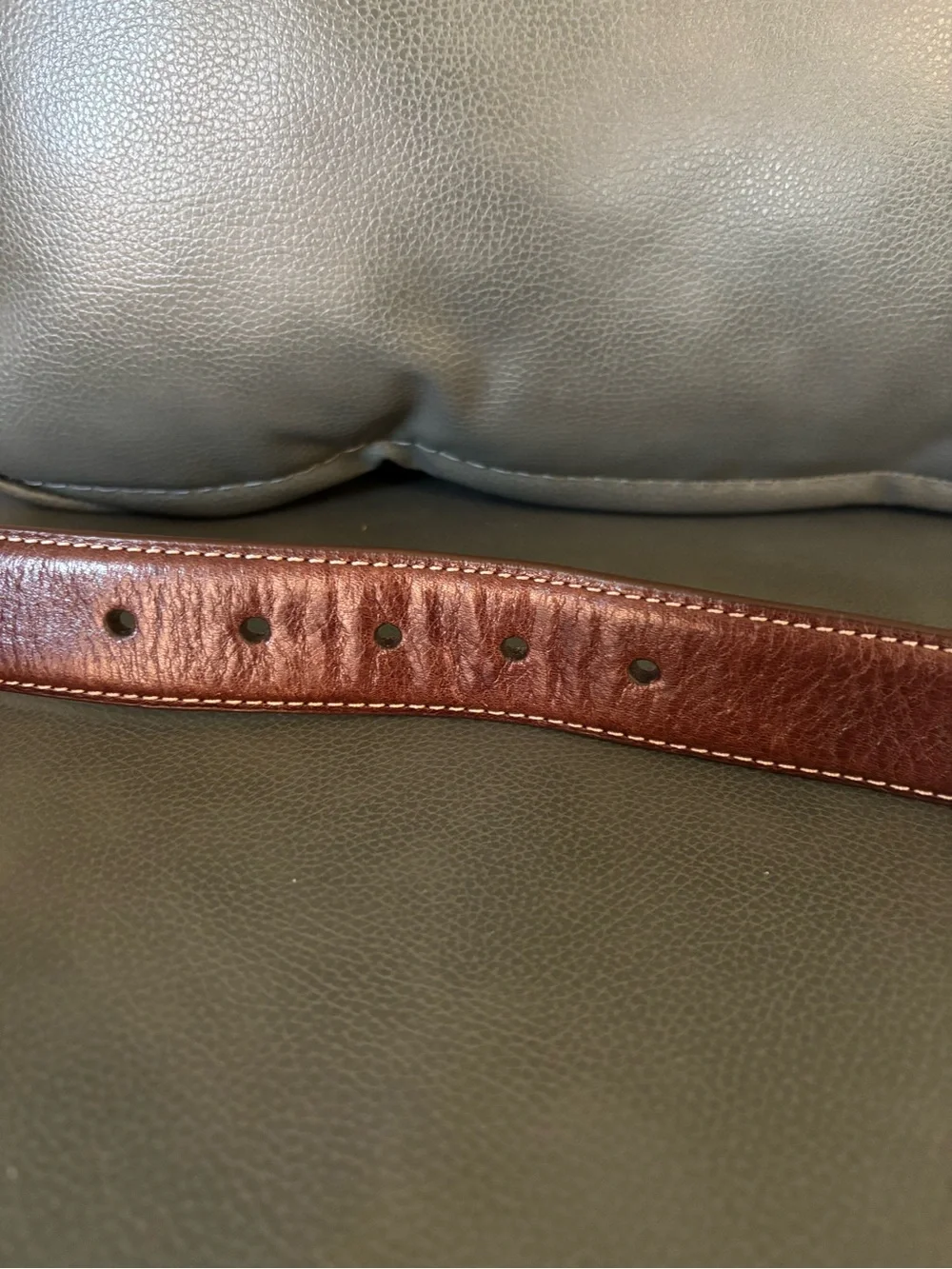 Kirkland Signature Italian Full Grain Leather Men's Belt size 36